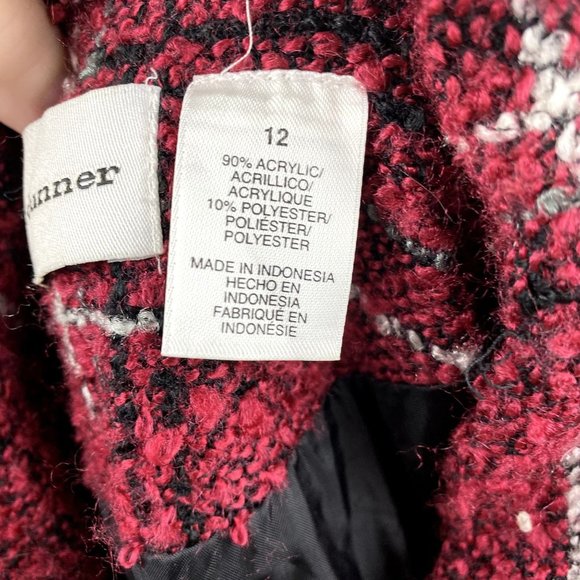 Alfred Dunner lined plaid jacket/blazer, size 12 - Picture 7 of 9